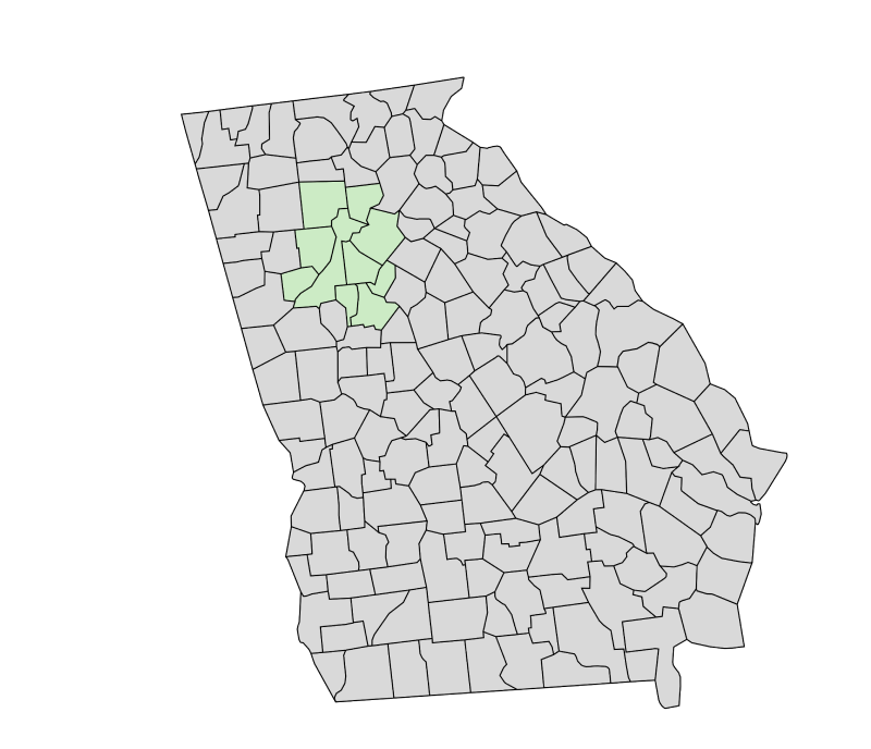 Map of Georgia