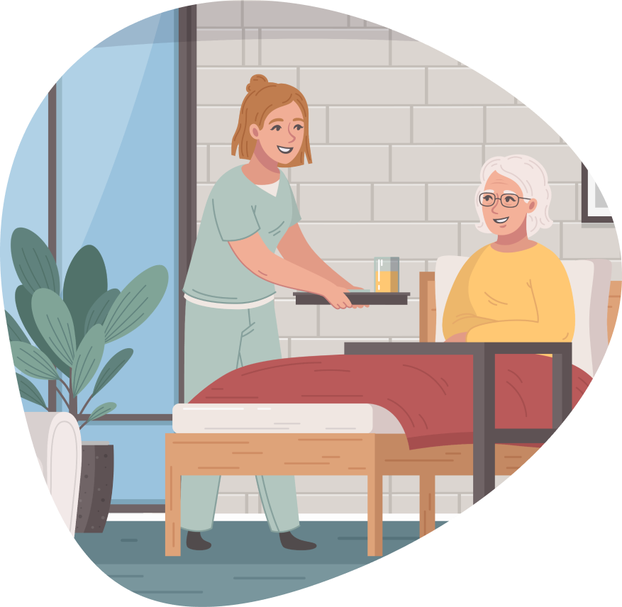 Homecare illustration